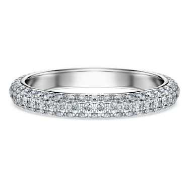 Eternity band ring, Laboratory grown diamonds 0.75 ct tw, 14K white gold - Swarovski, 5696979