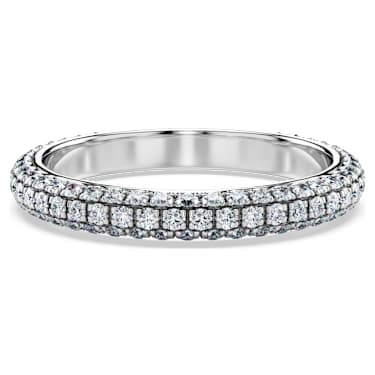 Anillo de banda Eternity, Diamantes creados en laboratorio (peso total de 0,75 quilate), Forma redonda, Oro blanco de 14 quilates - Swarovski, 5696983