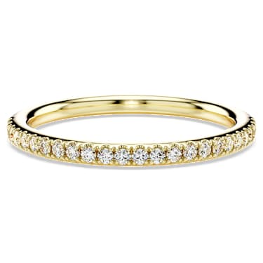 Anillo de banda Eternity, Diamantes creados en laboratorio (peso total de 0,2 quilate), Forma redonda, Oro amarillo de 14 quilates - Swarovski, 5697000
