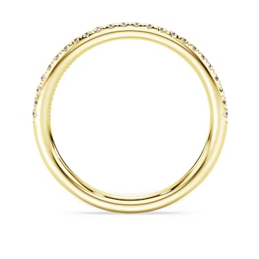 Eternity band ring, Lab-grown diamonds 0.2 ct tw, Round shape, 14K yellow gold - Swarovski, 5697000