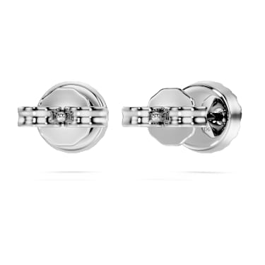 Uhančki s halojem Eternity, Laboratorijsko gojeni diamanti 0,45 ct tw, Okrogla oblika, Srebro Sterling - Swarovski, 5697108