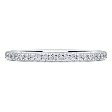 Eternity band ring, Laboratory grown diamonds 0.2 ct tw, 14K white gold - Swarovski, 5697451