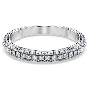 Anillo de banda Eternity, Diamantes creados en laboratorio (peso total de 0,75 quilate), Talla redonda, Oro blanco de 18 quilates - Swarovski, 5697710