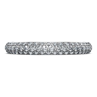 Eternity band ring, Lab-grown diamonds 0.75 ct tw, Round cut, 18K white gold - Swarovski, 5697710