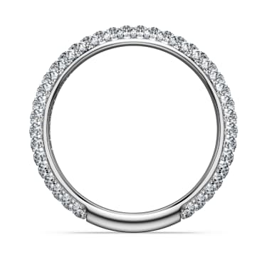 Eternity band ring, Lab-grown diamonds 0.75 ct tw, Round cut, 18K white gold - Swarovski, 5697710