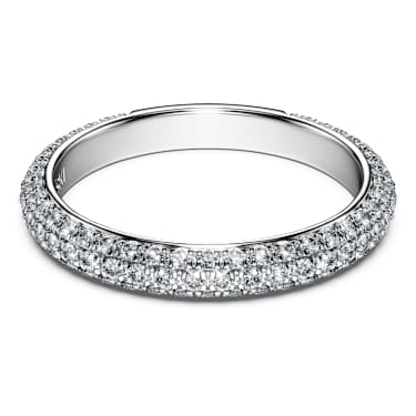 Eternity 밴드 링, 랩 그로운 다이아몬드 0.75ct tw, 라운드 컷, 18K 화이트 골드 - Swarovski, 5697710