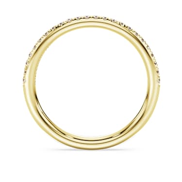 Obrączka Eternity, Diamenty laboratoryjne 0,2 karata, Kształt okrągły, 18K żółte złoto - Swarovski, 5697731