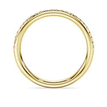 Eternity karikagyűrű, Laboratóriumi gyémántok 0,2 ct tw, Kerek, 18K sárgaarany - Swarovski, 5697736