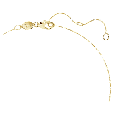 Eternity Solitär-Anhänger, Im Labor gezüchtete Diamanten 1 ct tw, Rundschliff, 18K Gelbgold - Swarovski, 5697770