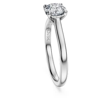 Eternity Tektaş yüzük, Laboratuvarda üretilmiş elmaslar 1 karat toplam ağırlık, Yuvarlak şekil, 18k beyaz altın - Swarovski, 5697801