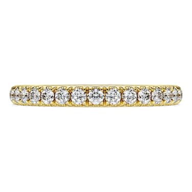 Eternity แหวนเพชรแถว, เพชรสังเคราะห์ 0.4 กะรัต, ทรงกลม, ทองคำ 18K - Swarovski, 5698348