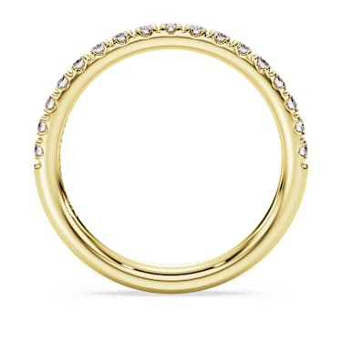 Eternity แหวนเพชรแถว, เพชรสังเคราะห์ 0.4 กะรัต, ทรงกลม, ทองคำ 18K - Swarovski, 5698348
