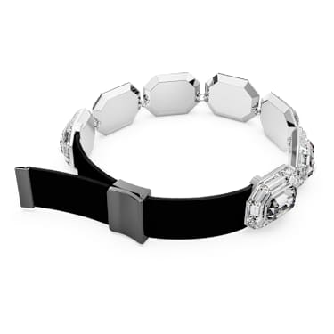 Ras-de-cou Lucent, Taille octogonale, Blanc, Métal rhodié - Swarovski, 5698527