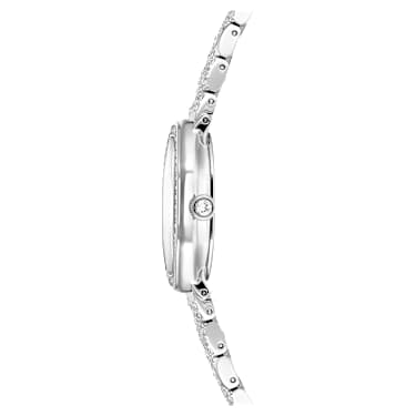 Dextera Octagon watch, Swiss Made, Metal bracelet, Silver Tone, Stainless steel - Swarovski, 5698690