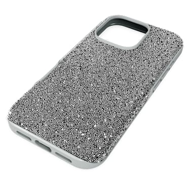 SWAROVSKI High iPhone 16 Pro, シルバー系 High smartphone case, iPhone® 16 Pro, Silver tone | Swarovski