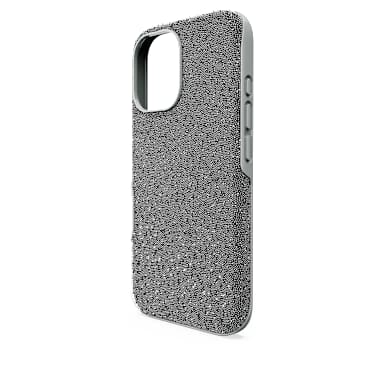 High Smartphone Schutzhülle, iPhone® 16, Silberfarben - Swarovski, 5698779