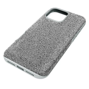 Étui pour smartphone High, iPhone® 16 Pro Max, Ton argenté - Swarovski, 5698780