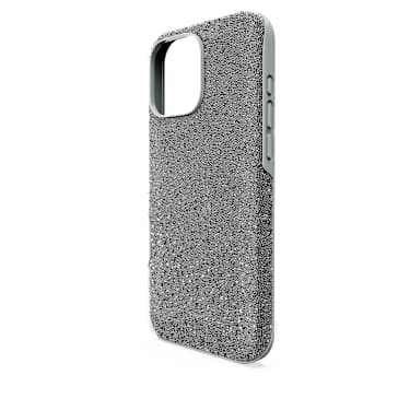 Étui pour smartphone High, iPhone® 16 Pro Max, Ton argenté - Swarovski, 5698780
