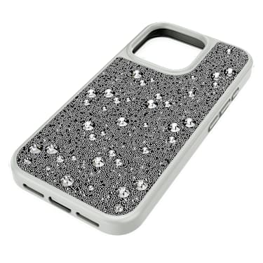 Capa para smartphone High, Design disperso, iPhone® 16 Pro, Prata - Swarovski, 5698783