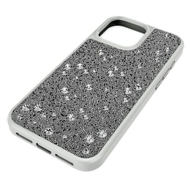High 스마트폰 케이스, 흩어진 디자인, iPhone® 16 Pro Max, 실버 톤 - Swarovski, 5698784
