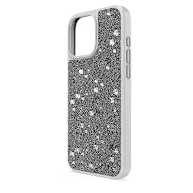 High 스마트폰 케이스, 흩어진 디자인, iPhone® 16 Pro Max, 실버 톤 - Swarovski, 5698784