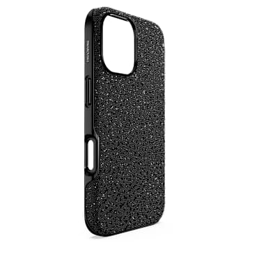 High smartphone case, iPhone® 16, Black | Swarovski
