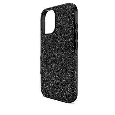 High smartphone case, iPhone® 16, Black - Swarovski, 5698788