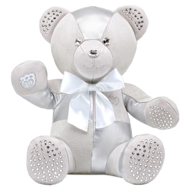Build-A-Bear Birthstone Bear, Oggetti da collezione con cristalli Swarovski®, Orsetto, Aprile, Tono argentato - Swarovski, 5698809