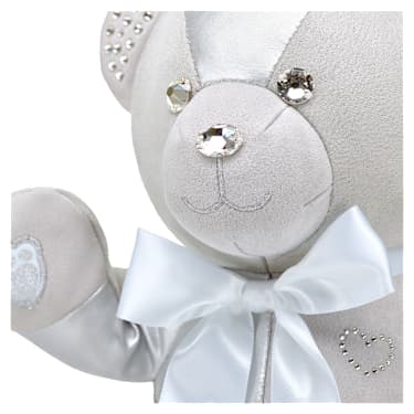 Build-A-Bear Birthstone Bear, Oggetti da collezione con cristalli Swarovski®, Orsetto, Aprile, Tono argentato - Swarovski, 5698809