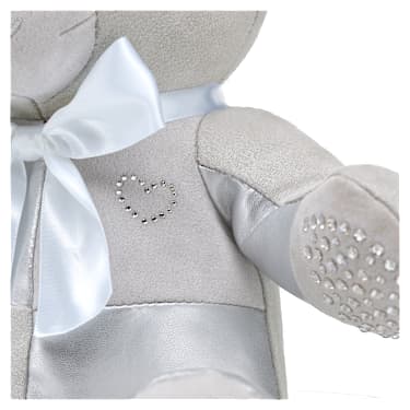 Build-A-Bear Birthstone Bear, Oggetti da collezione con cristalli Swarovski®, Orsetto, Aprile, Tono argentato - Swarovski, 5698809