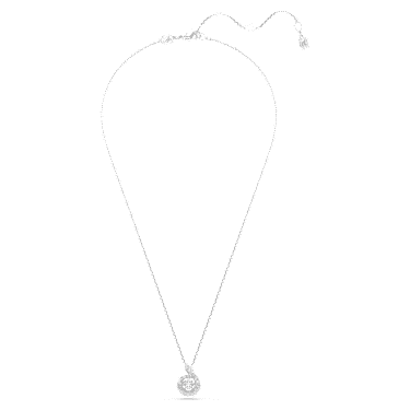 Snake hanger, Verschillende slijpvormen, Jaar van de Slang, Wit, Rodium toplaag - Swarovski, 5698890
