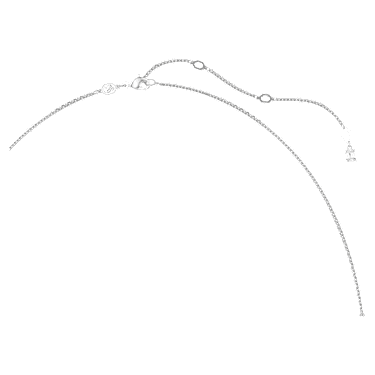 Snake fűzött nyaklánc, Kristálygyöngy, Vegyes metszés, A kígyó éve, Fehér, Ródium bevonattal - Swarovski, 5698893