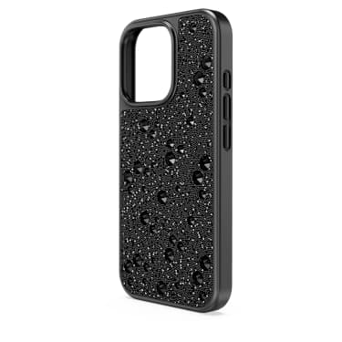 High smartphone case, Scattered design, iPhone® 16 Pro, Black - Swarovski, 5698926