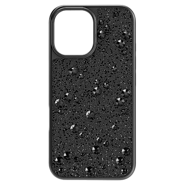 Ovitek za mobilni telefon High, Razporejen dizajn, iPhone® 16, Črna - Swarovski, 5698927