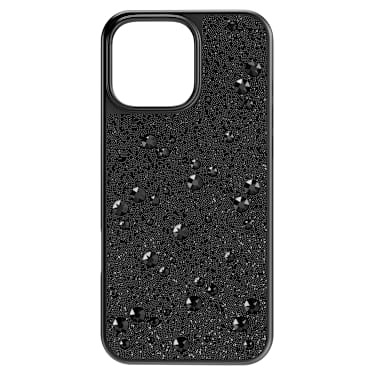 Custodia per smartphone High, Design sparpagliato, iPhone® 16 Pro Max, Nero - Swarovski, 5698928
