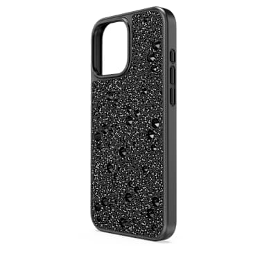 Custodia per smartphone High, Design sparpagliato, iPhone® 16 Pro Max, Nero - Swarovski, 5698928