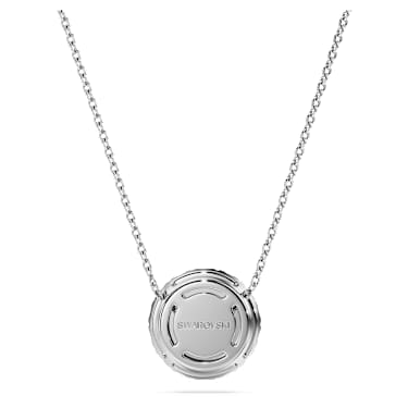 Eternity 单石光环链坠, 总重 1 克拉培育钻石, 圆形, 18K 金（白色) - Swarovski, 5699183