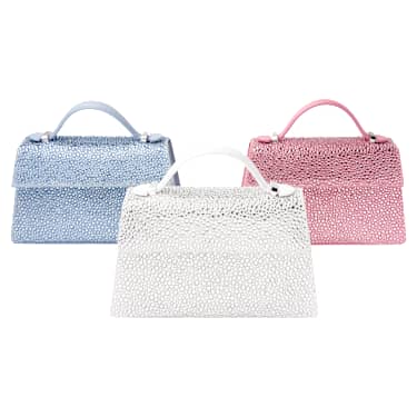Kabelka MARINA RAPHAEL Micro Stella, Bílá - Swarovski, 5699251