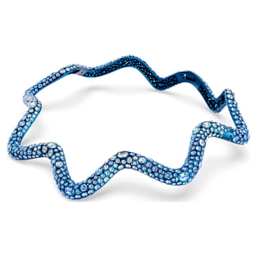 Sublima 束颈项链, 混合切割, 蓝色, 蓝色饰面 - Swarovski, 5699521