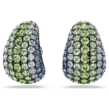 Sublima Drop-Ohrhänger, Rundschliff, Klein, Mehrfarbig, Rutheniert - Swarovski, 5699565