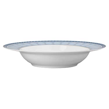Signum soup plate, Porcelain, Blue - Swarovski, 5699989
