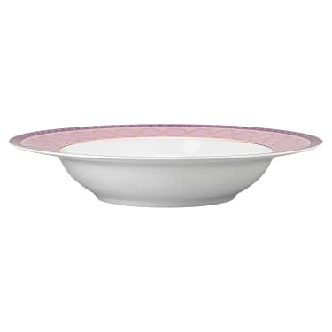 Signum Suppenteller, Porzellan, Rosa - Swarovski, 5699990