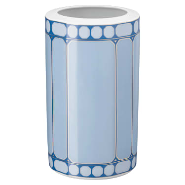 Signum vase, Porcelain, Blue - Swarovski, 5699992