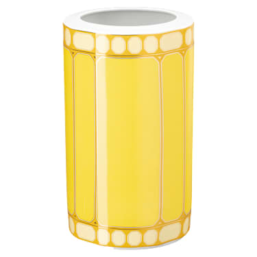 Signum vase, Porcelain, Yellow - Swarovski, 5699994