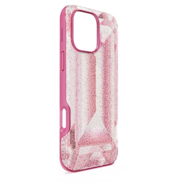 High Smartphone Schutzhülle, Kristallines Printmotiv, iPhone® 16 Pro Max, Rosa - Swarovski, 5700009