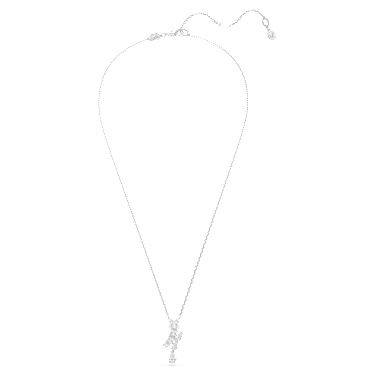Pingente Matrix, Combinação de lapidações, Branco, Lacado a ródio - Swarovski, 5700420