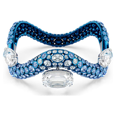 Swarovski Sublima bangle Mixed cuts Blue Blue finish