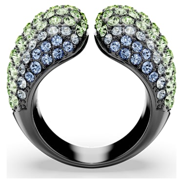 Sublima 个性戒指, 圆形切割, 彩色, 镀钌 - Swarovski, 5700926