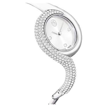 Dextera Asymmetric 워치, 스위스 메이드, 메탈 브레이슬릿, 실버 톤, 스테인리스 스틸 - Swarovski, 5700996