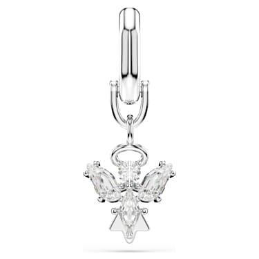 Symbolica Charm, Engel, Weiß, Rhodiniert - Swarovski, 5701275